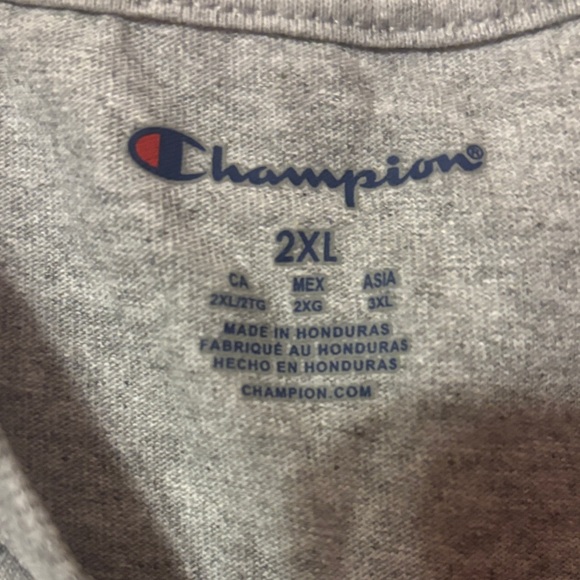 NWT Champion Gray and Blue MTSU Men's Tee size 2XL - Picture 2 of 4